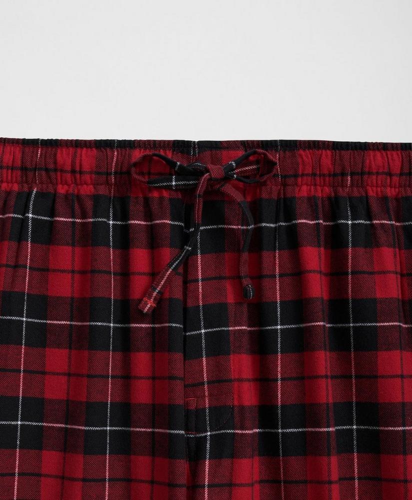 Cotton Flannel Tartan Lounge Pants Product Image