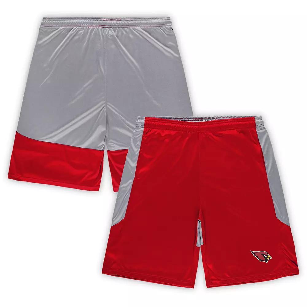 Men's Fanatics Cardinal Arizona Cardinals Big & Tall Team Logo Shorts, Size: 3XB, Red Product Image
