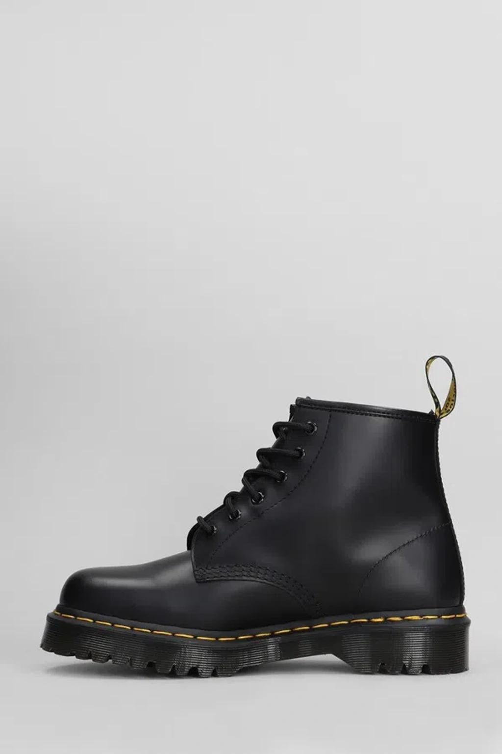 DR. MARTENS' 101 Lace-up Boots In Black Product Image