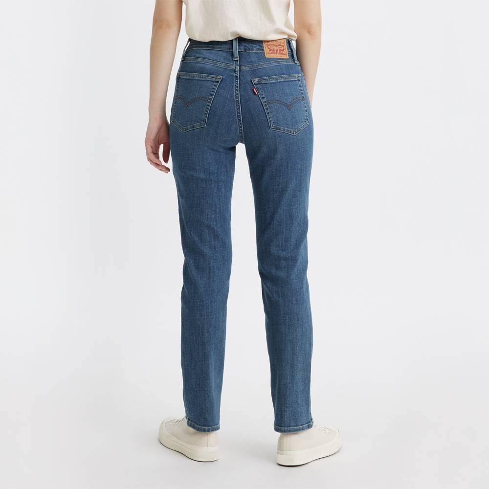 Levi's® Women's 724™ High-Rise Straight Jeans - Way Way Back 28: Heavyweight Denim, Stretch, 30" Inseam Product Image