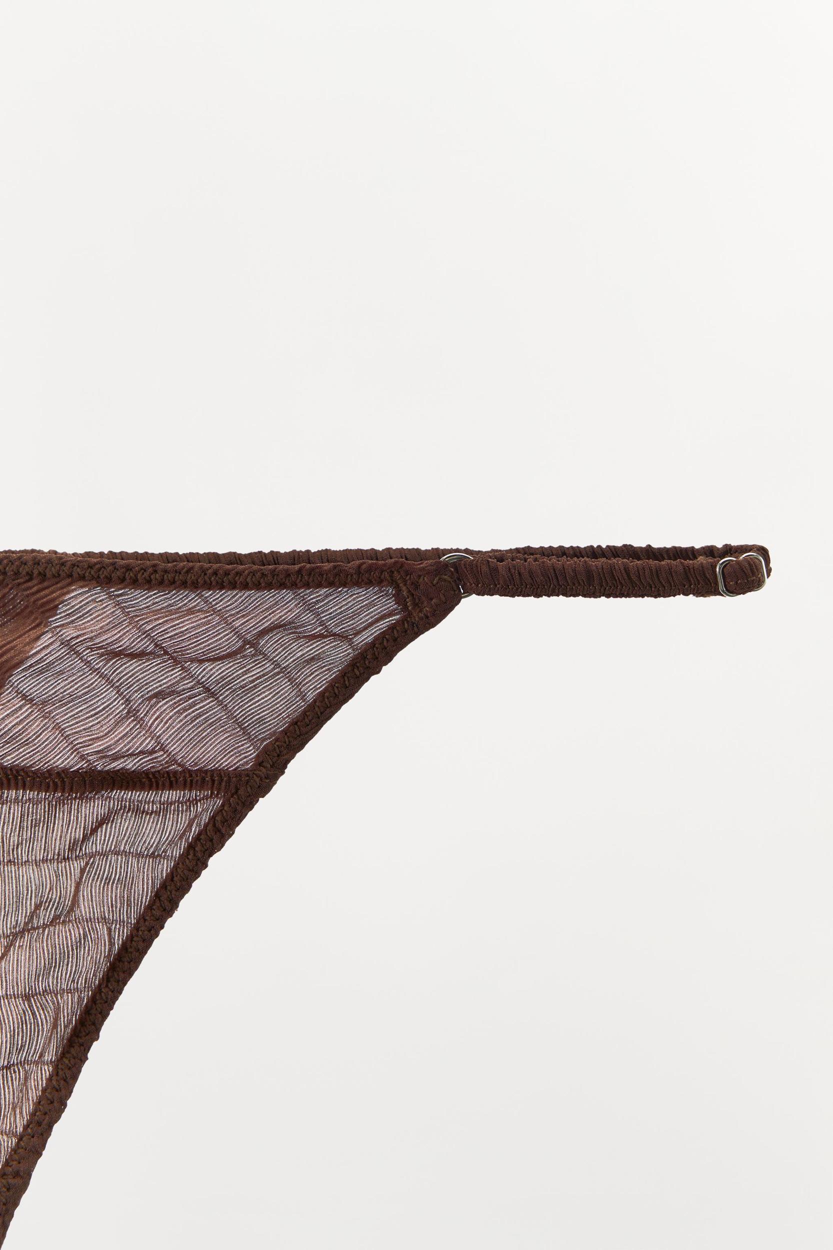 STRUCTURED SILK THONG LIMITED EDITION Product Image