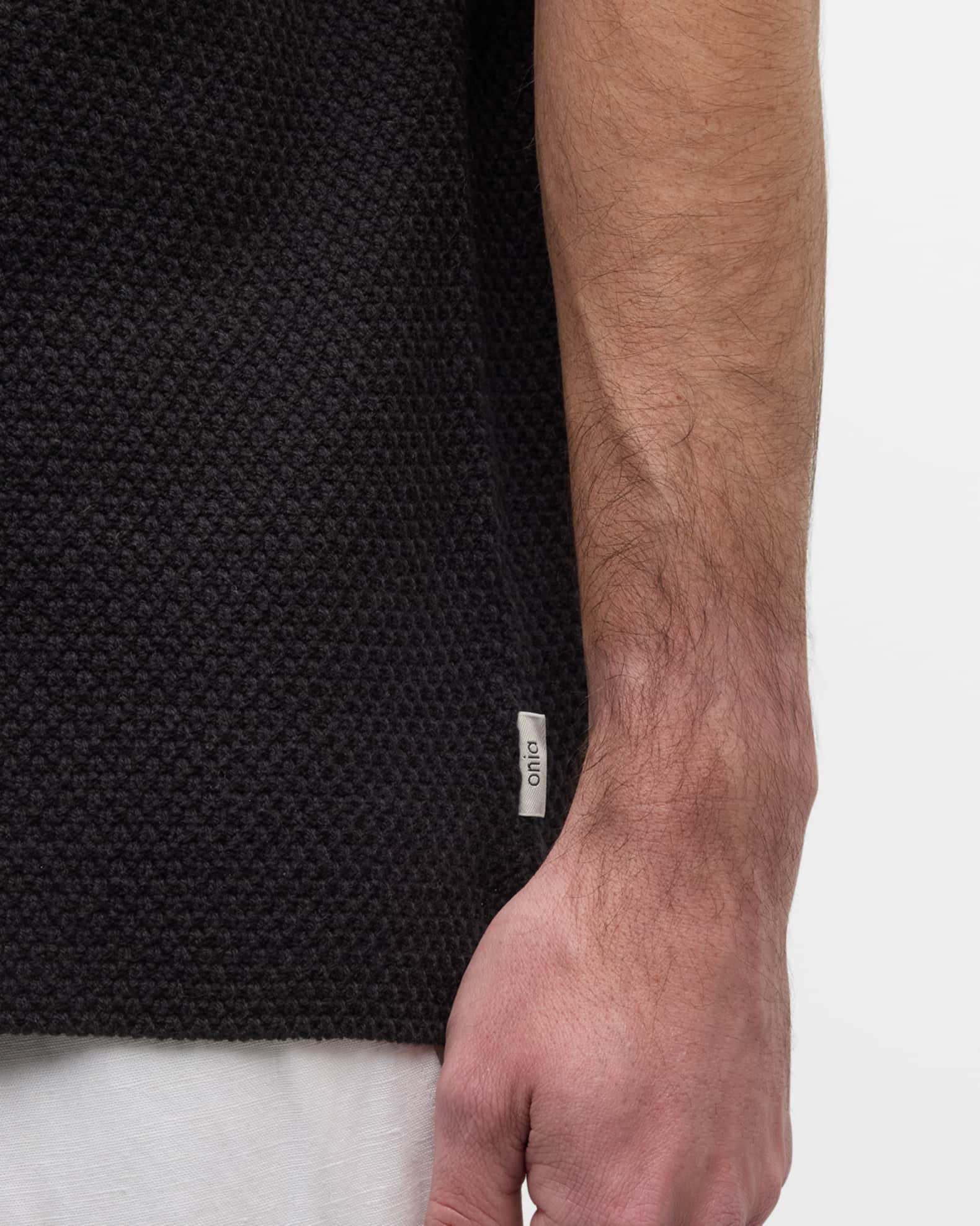 Men's Cotton Textured Camp Shirt Product Image