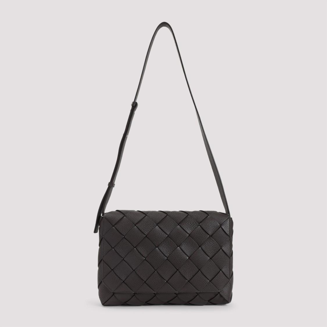 BOTTEGA VENETA Diago Large Brown Calf Leather Shoulder Bag In Black Product Image