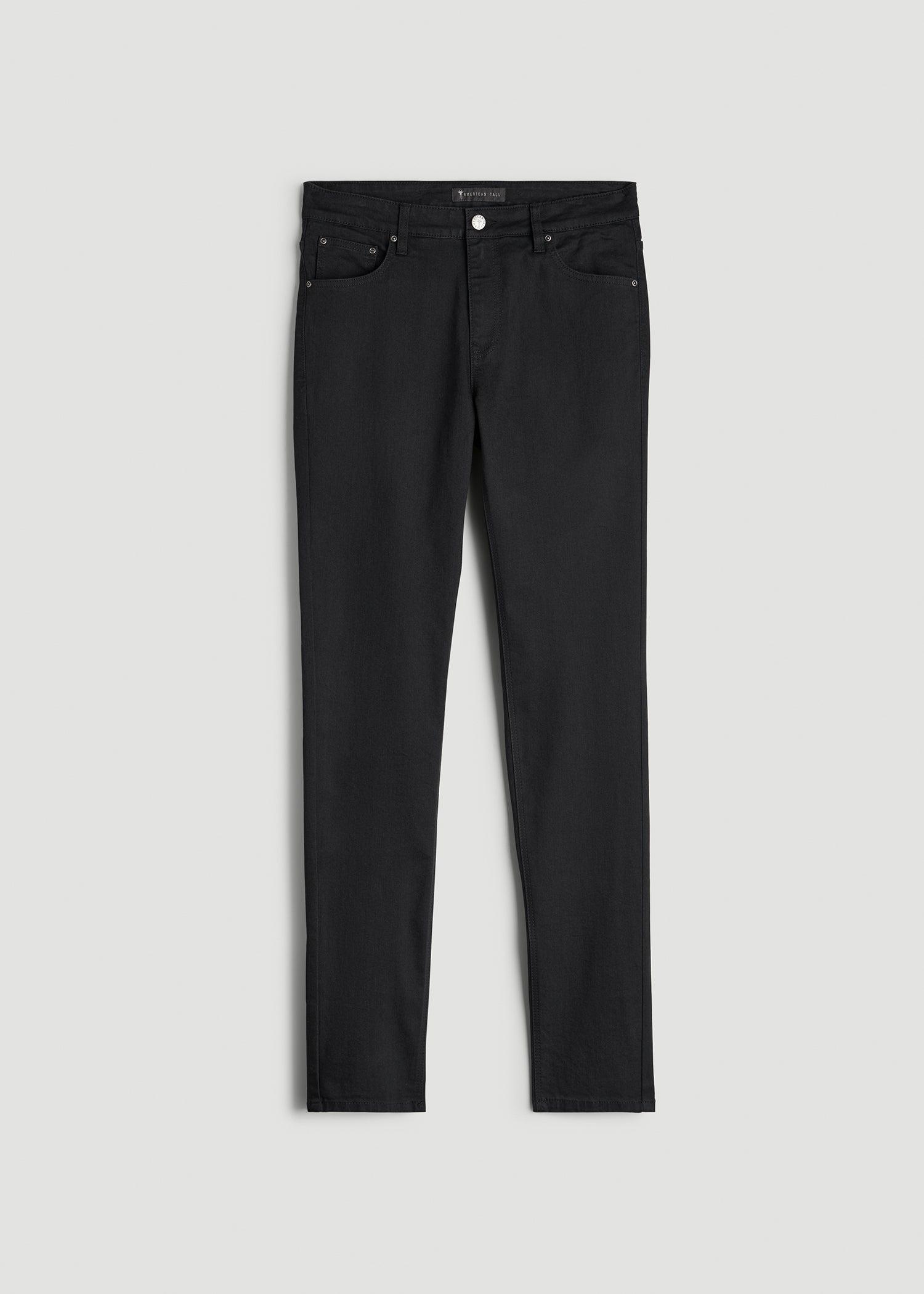 Travis SKINNY Jeans for Tall Men in Black Product Image