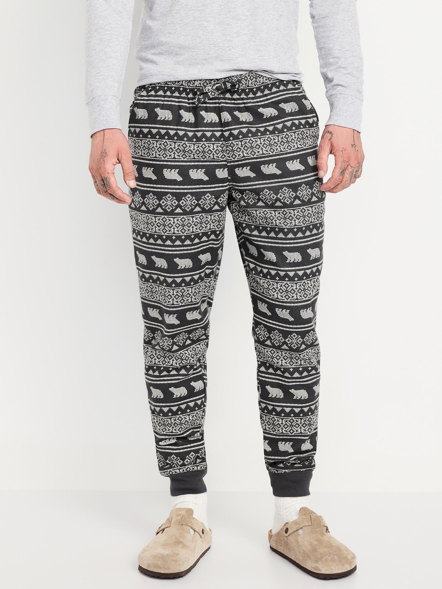 Flannel Pajama Joggers for Men Product Image