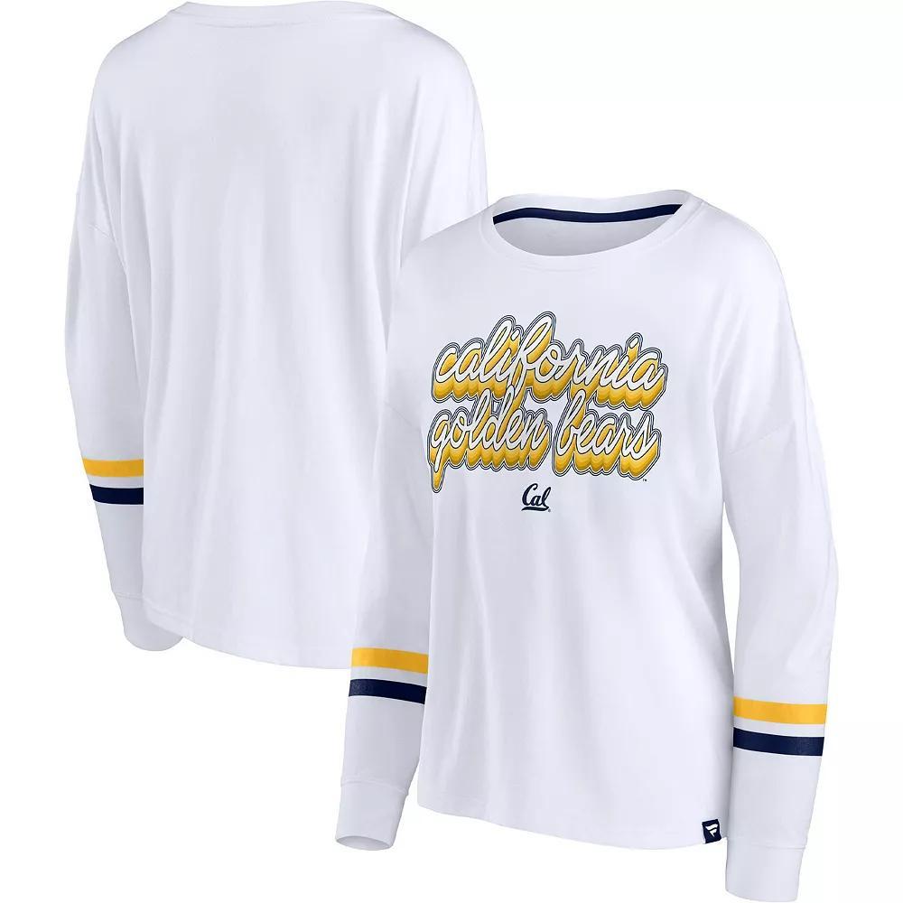 Womens Fanatics Cal Bears Retro Power Striped Long Sleeve T-Shirt Product Image