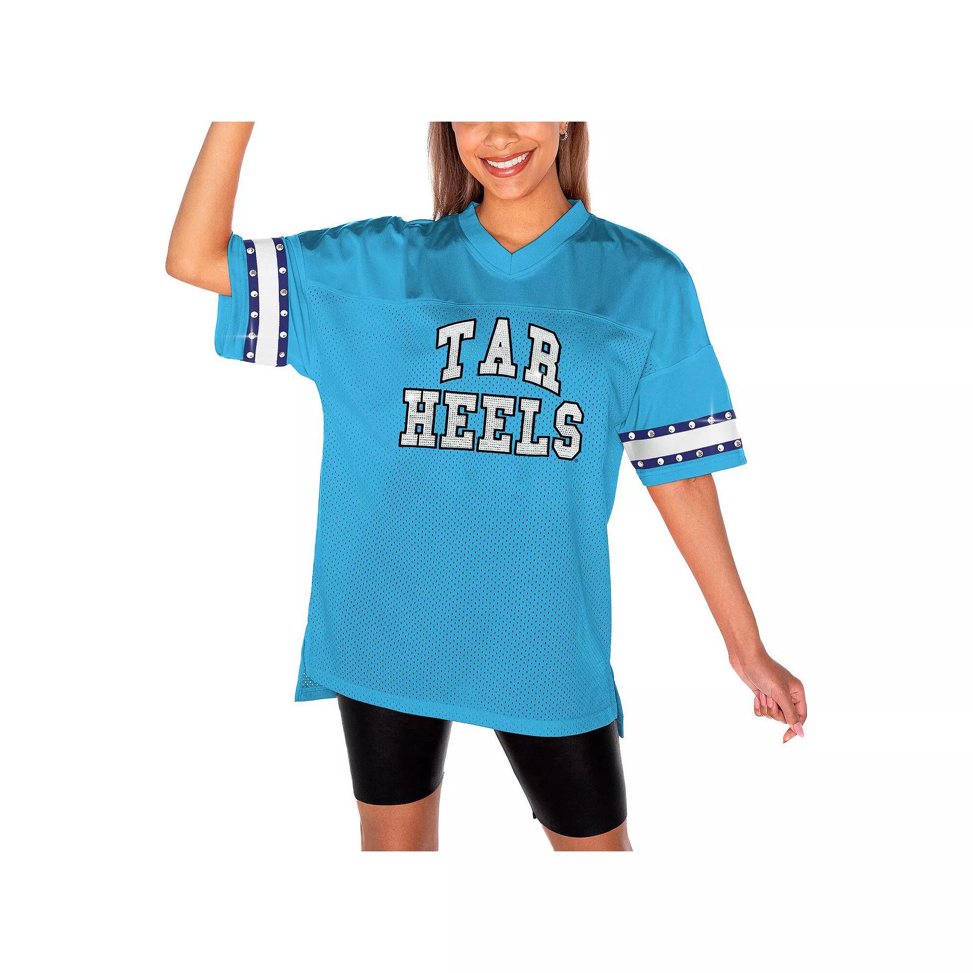 Womens Gameday Couture Blue North Carolina Tar Heels Until Kickoff Rhinestone Fashion T-Shirt Product Image