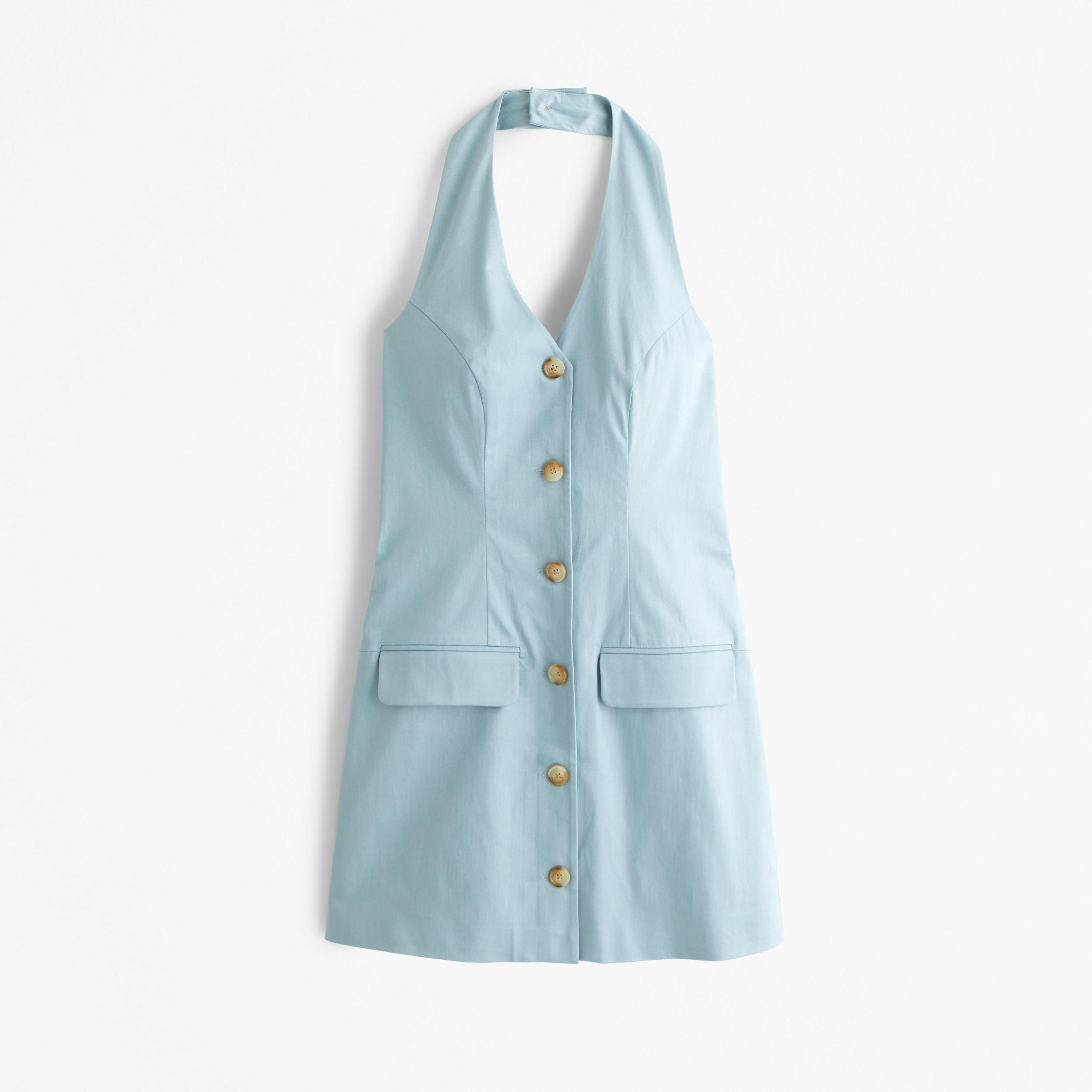 The A&F Mara Halter Vest Mini Dress Product Image