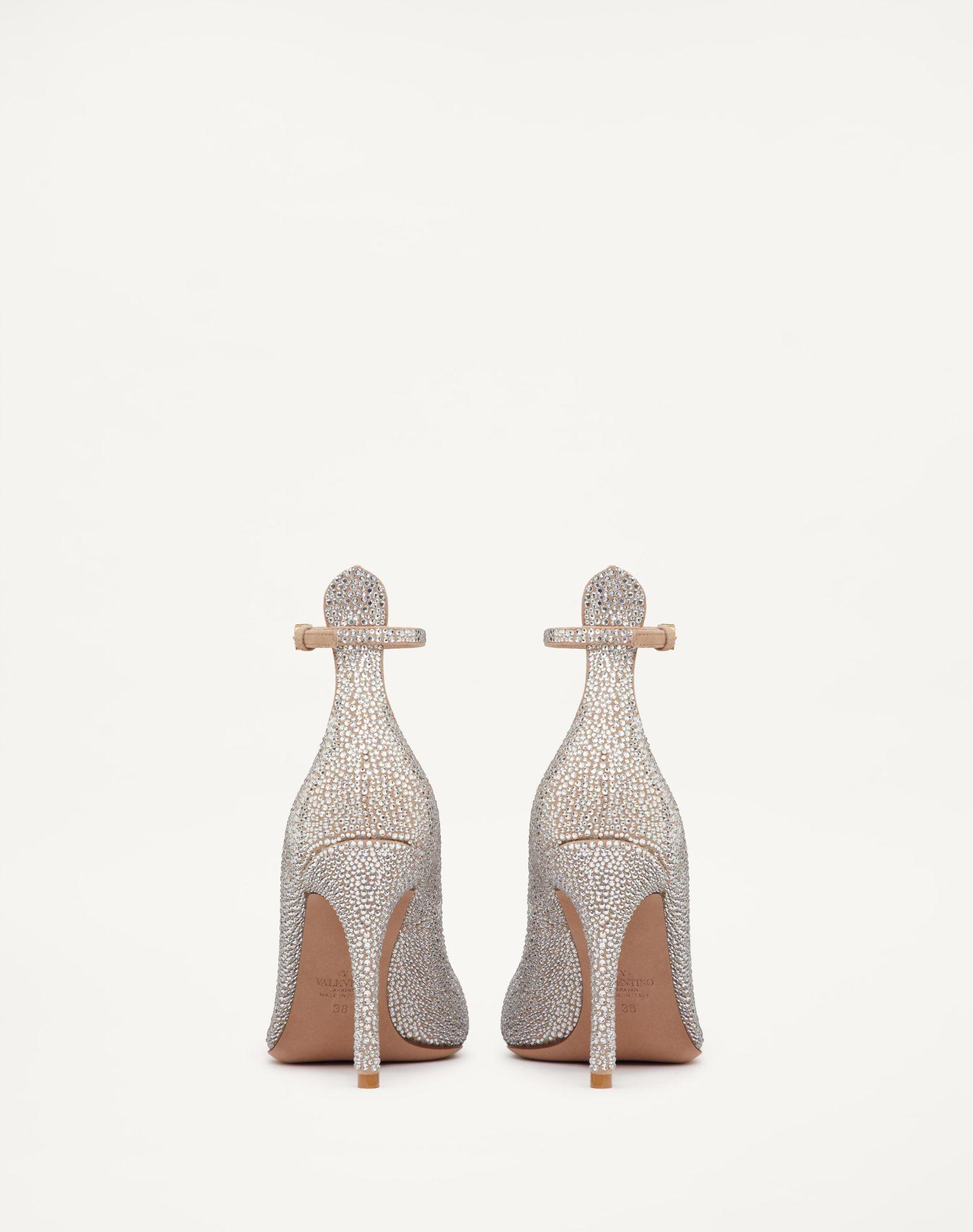 Valentino Garavani Tan-Go Pump With Crystals 100Mm Product Image