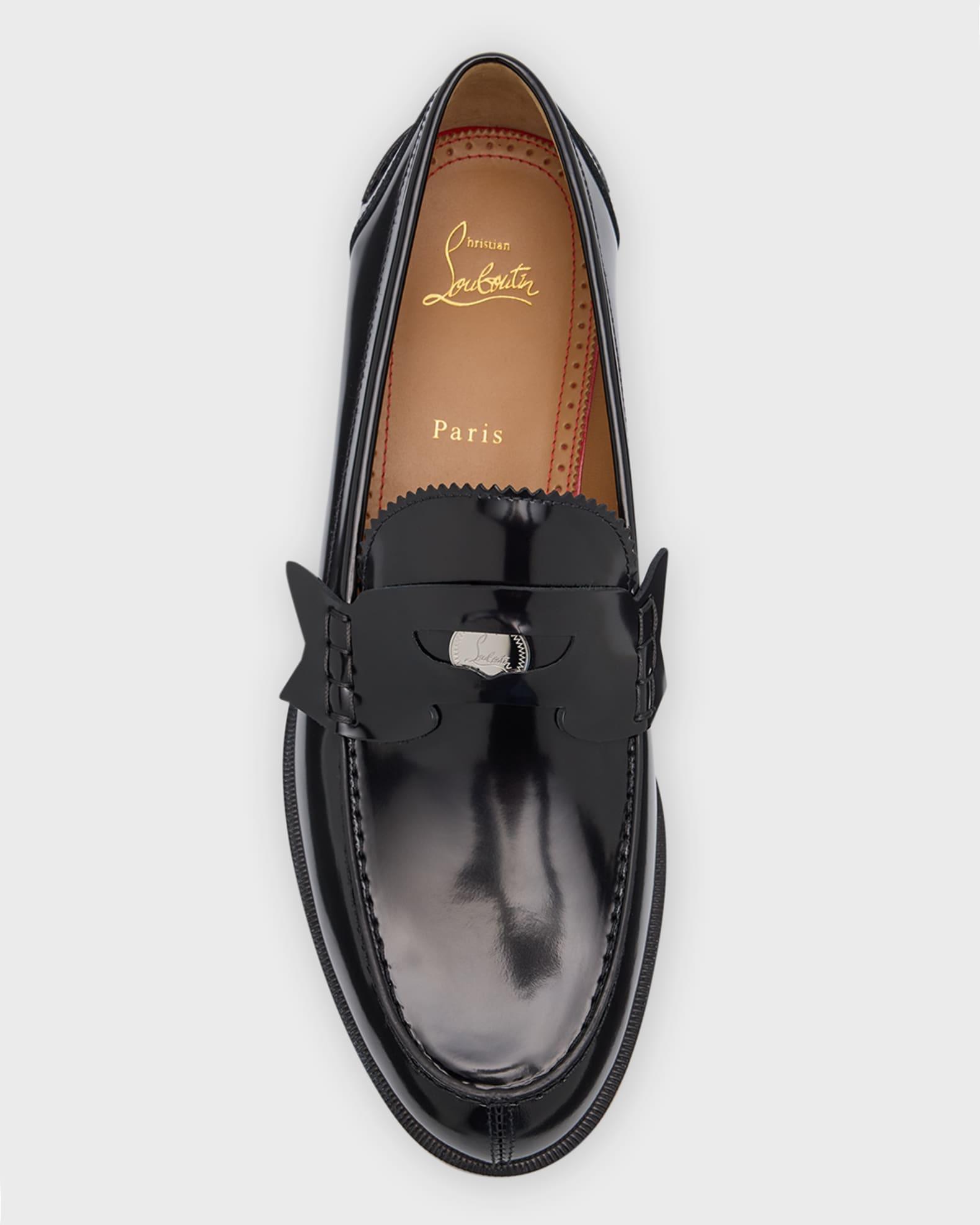 Men's Patent Leather Penny Loafers Product Image