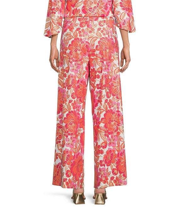 Jude Connally Nicolette Peony Dream Wide Leg Coordinating Pull-On Pants Product Image