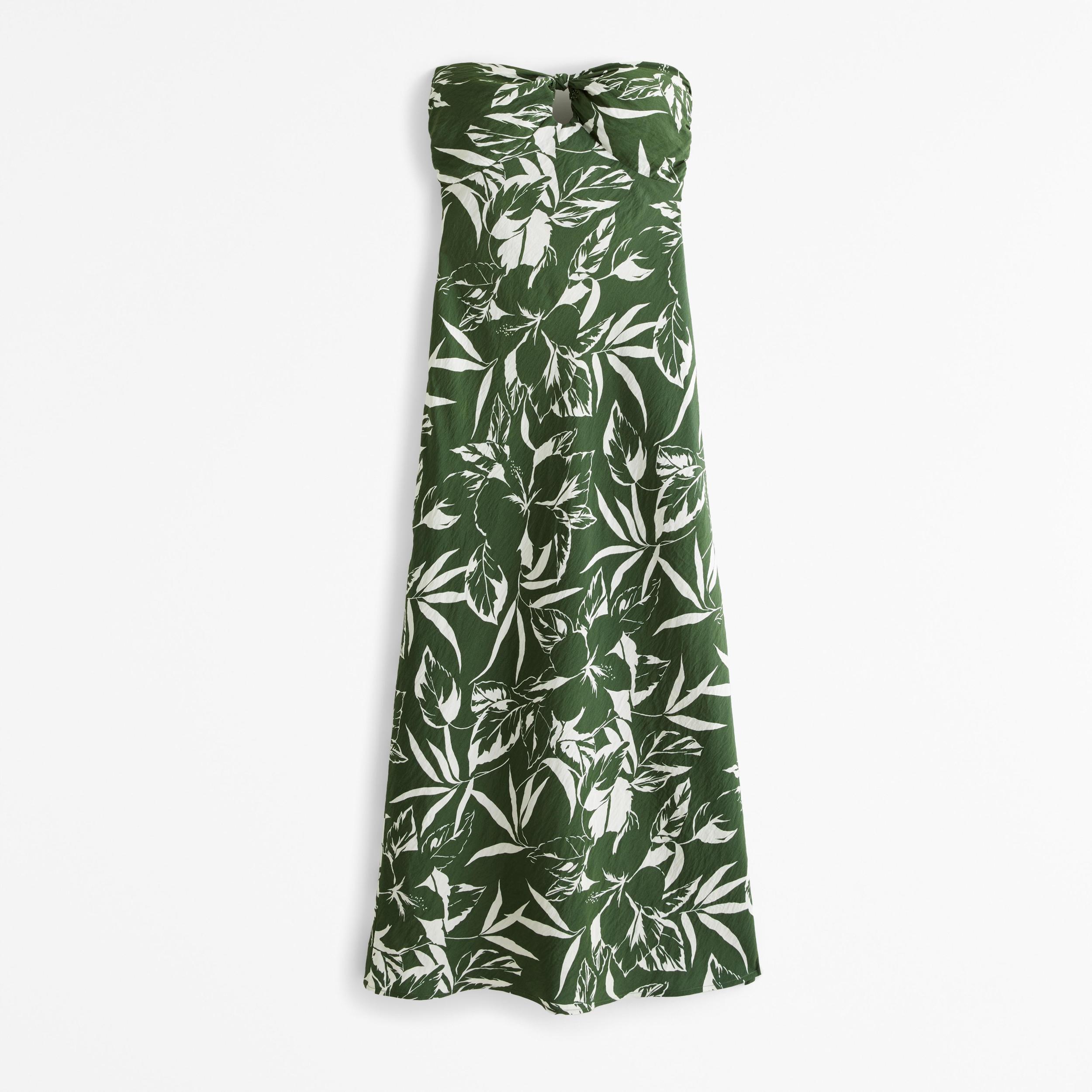 Strapless Twist-Front Maxi Dress Product Image