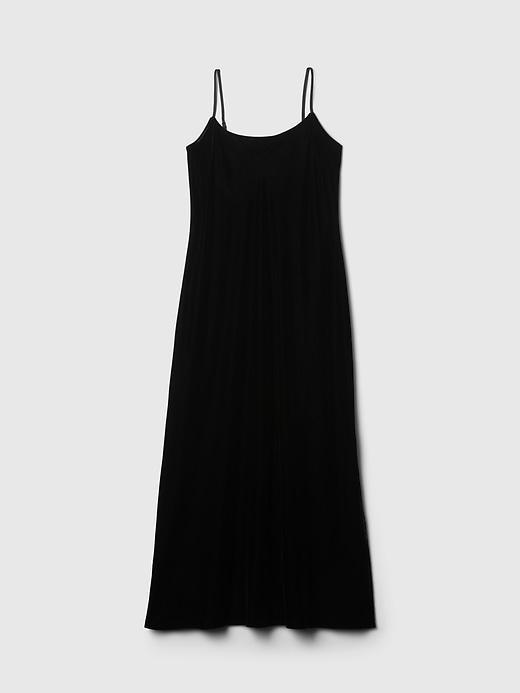 Recycled Velvet Maxi Slip Dress Product Image