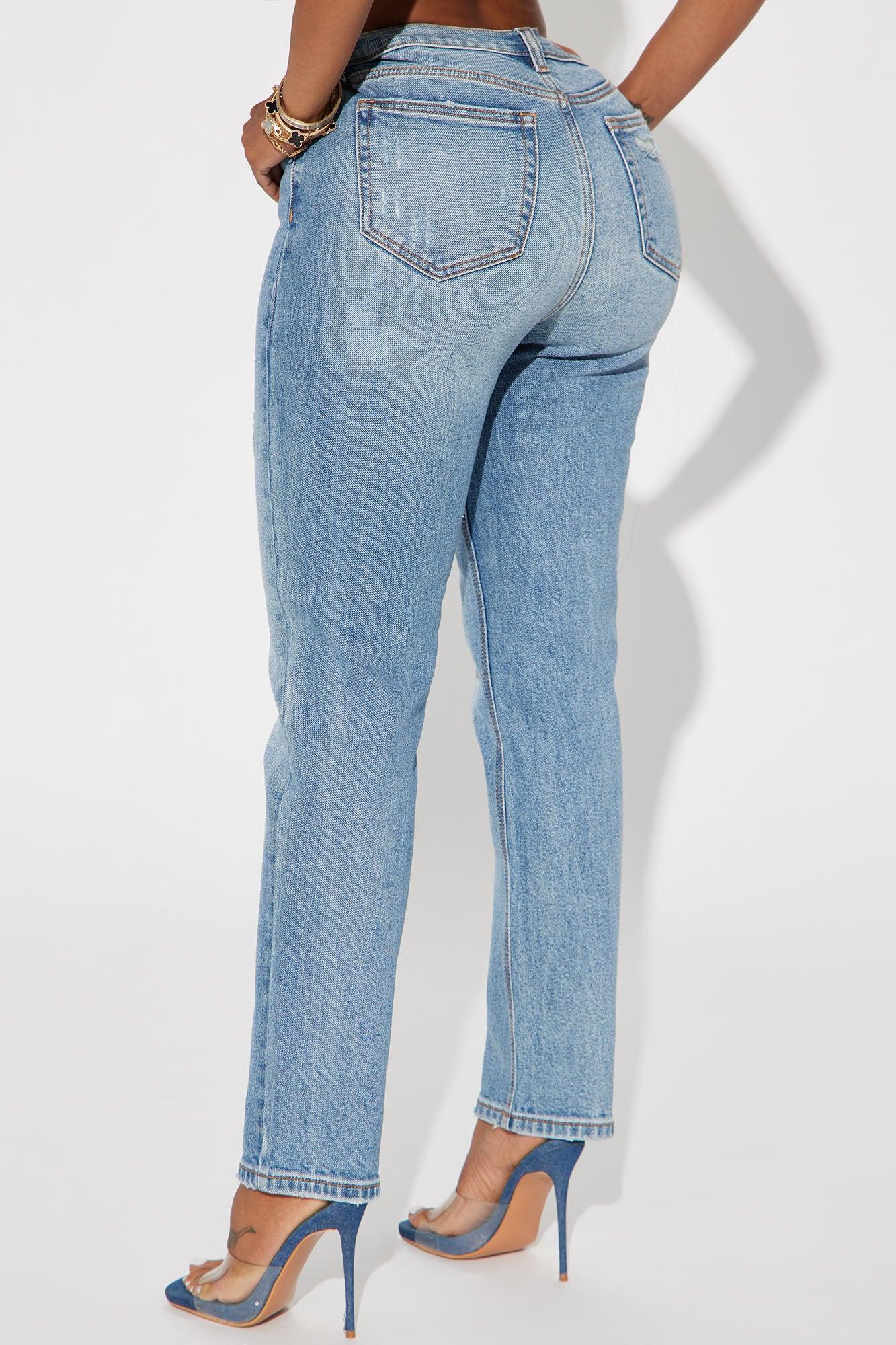 Mama Said 90s High Rise Mom Jeans - Medium Wash Product Image