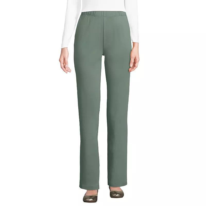 Women's Lands' End Sport Knit High Waist Pants, Size: XL, Red Desert Product Image