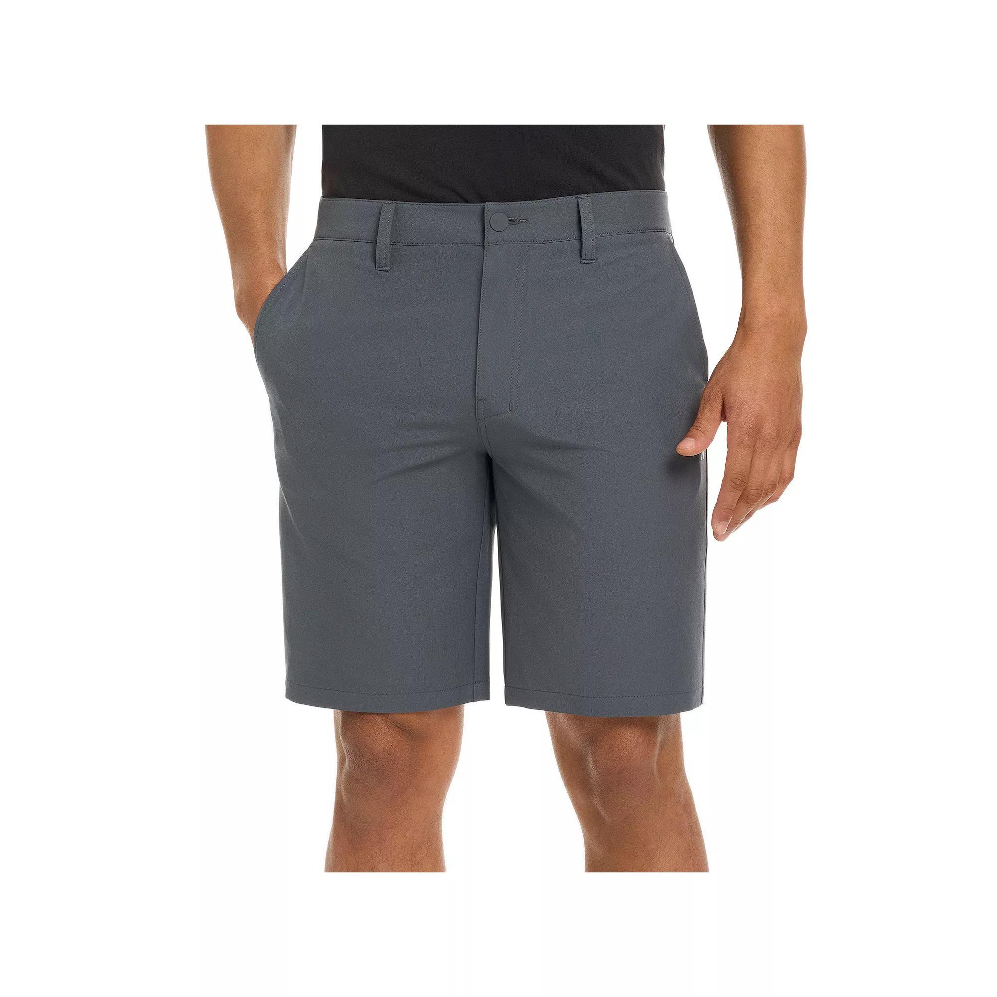 Men's Hurley 4-Way Stretch Walking Shorts, Size: 28, Black Grey Product Image
