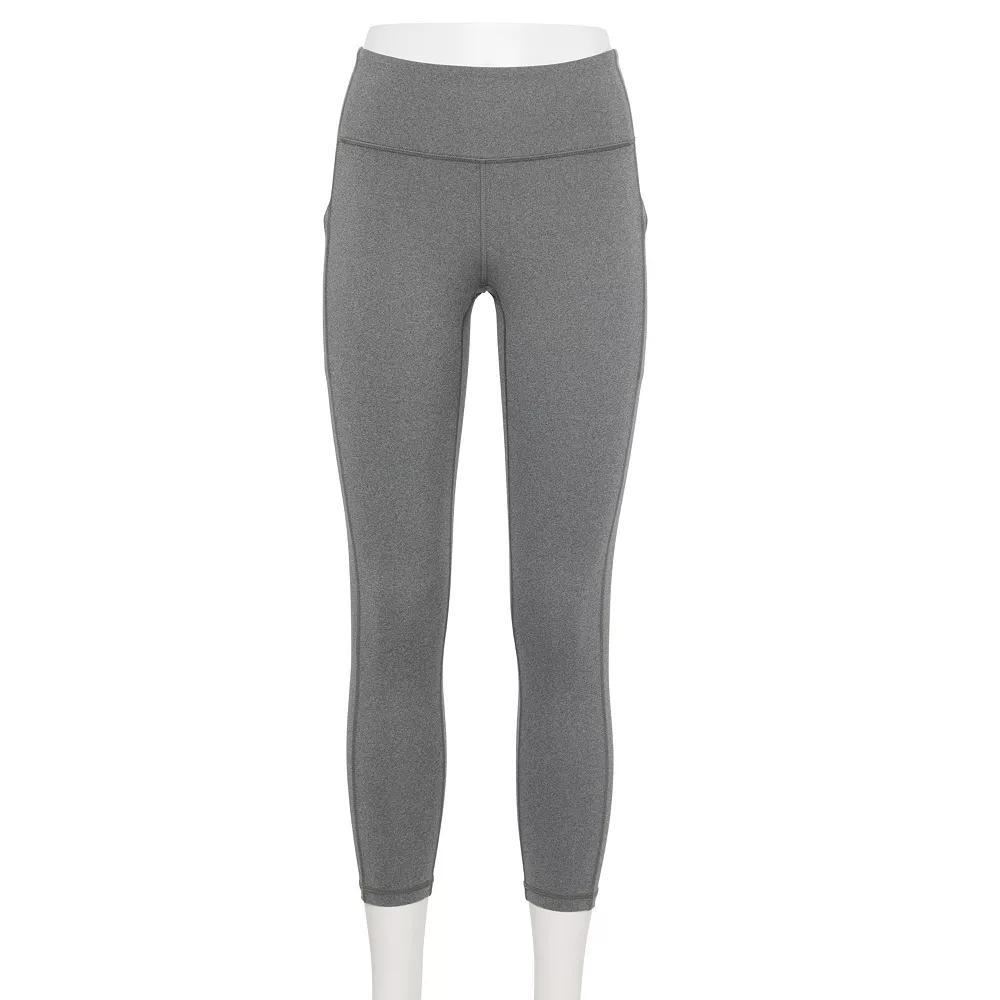 Women's Tek Gear® Adaptive Ultrastretch High-Waisted 7/8 Leggings, Size: Small, Grey Product Image