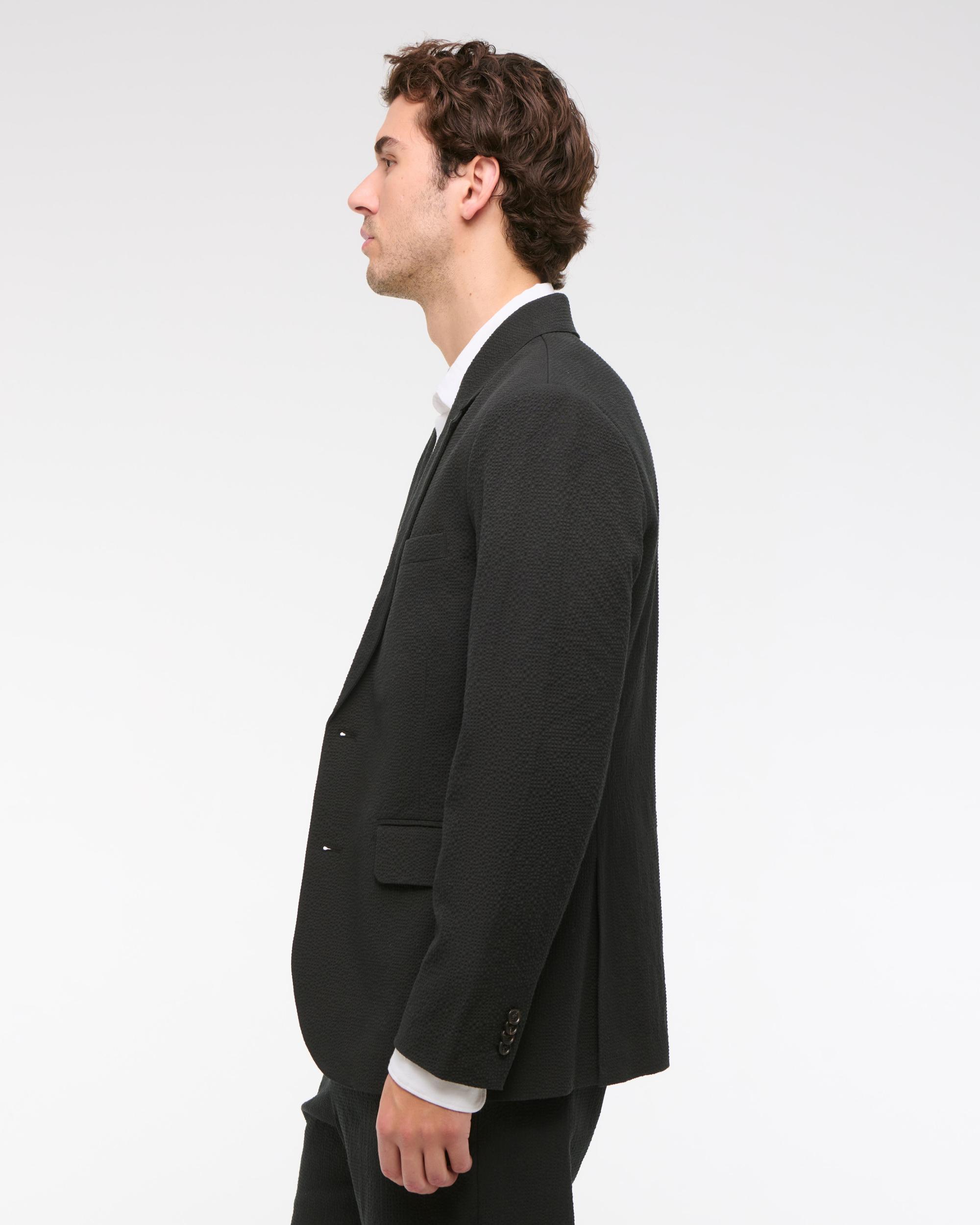 The A&F Collins Tailored Classic Seersucker Blazer Product Image