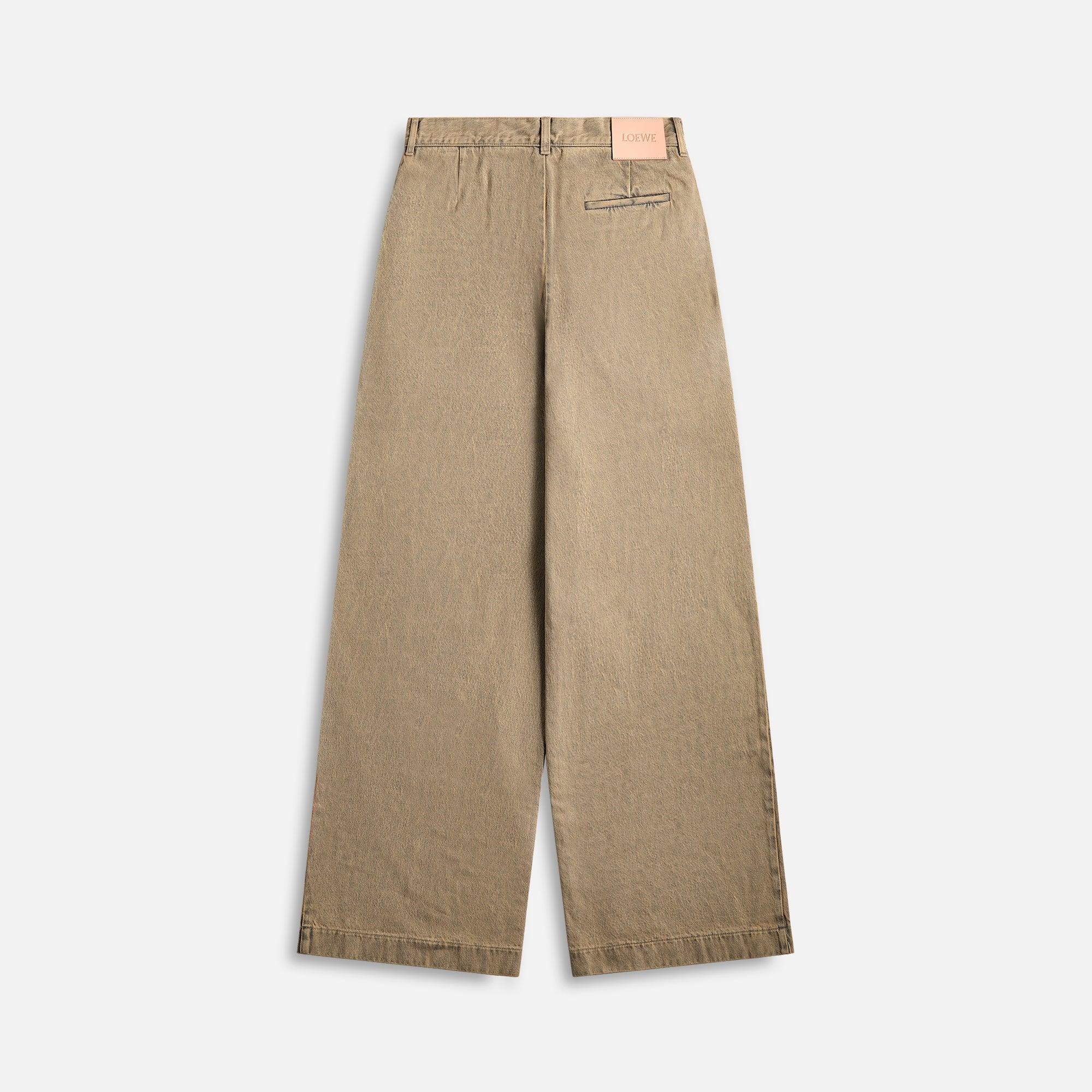 Loewe Pleated Trouser - Sand Male Product Image