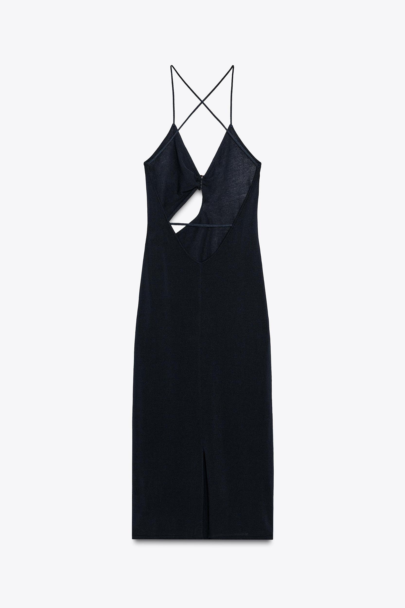 CUT OUT KNIT DRESS Product Image