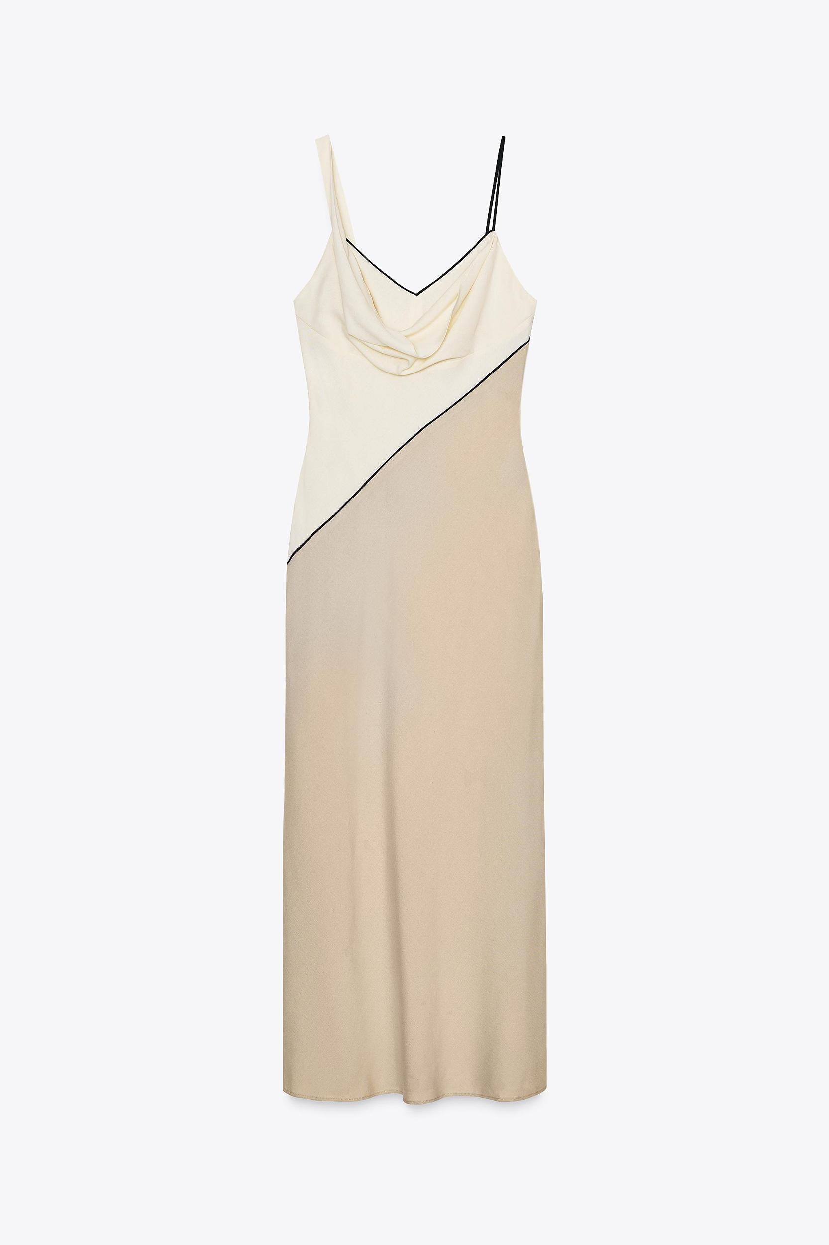 COMBINATION MIDI DRESS Product Image