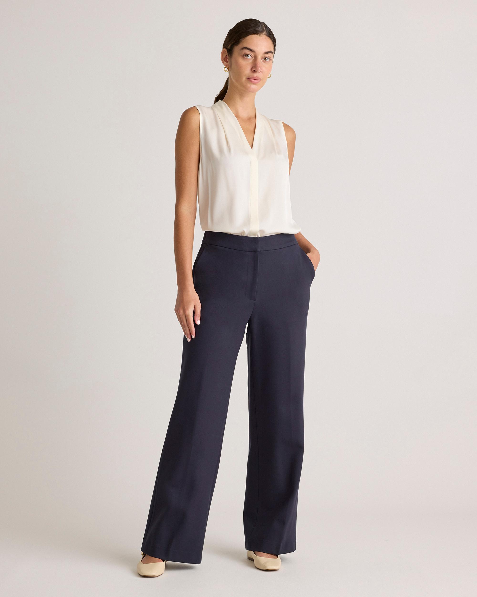 Quince | Women's Ultra-Stretch Ponte Trouser Rayon Product Image