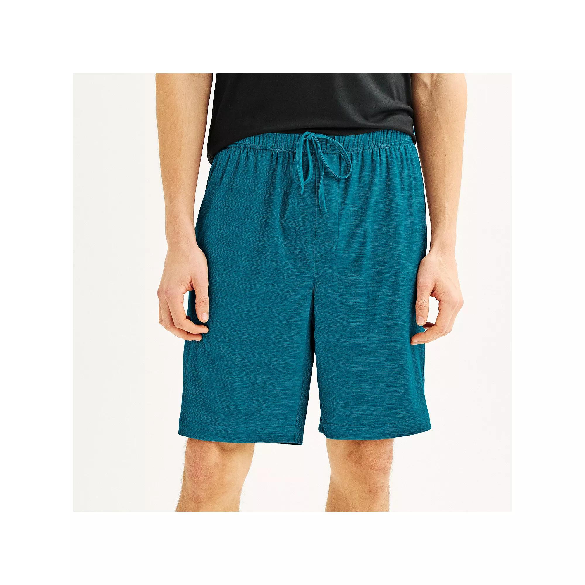 Men's Sonoma Goods For Life® Supersoft Pajama Shorts, Size: Medium, Light Gray Space Dye Product Image