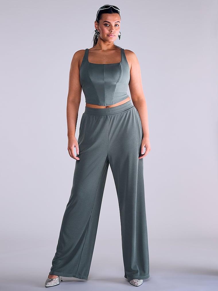 Featherweight Knit Corset Tank Top Product Image