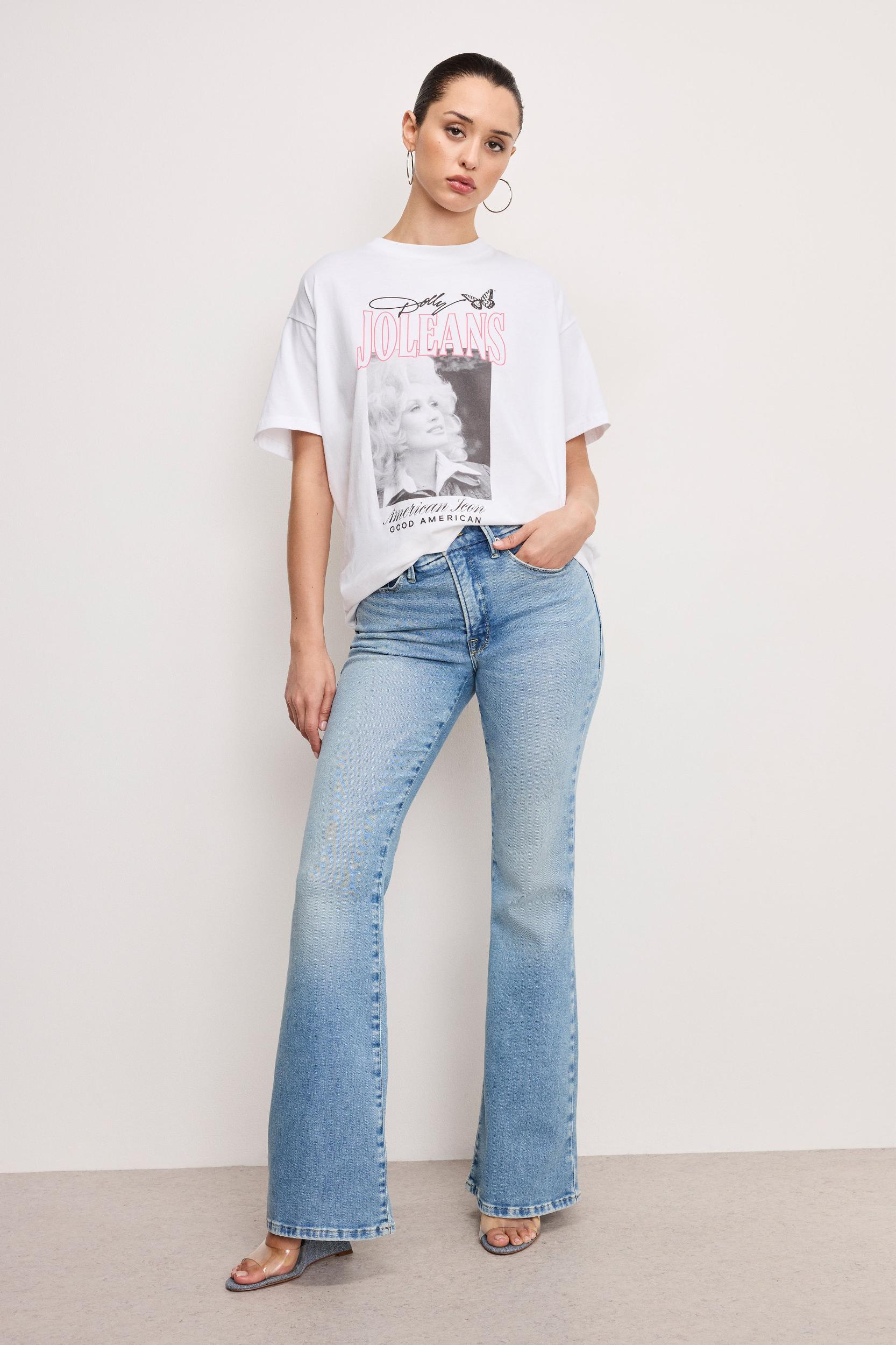 DOLLY OVERSIZED CONCERT TEE | WHITE001 Product Image