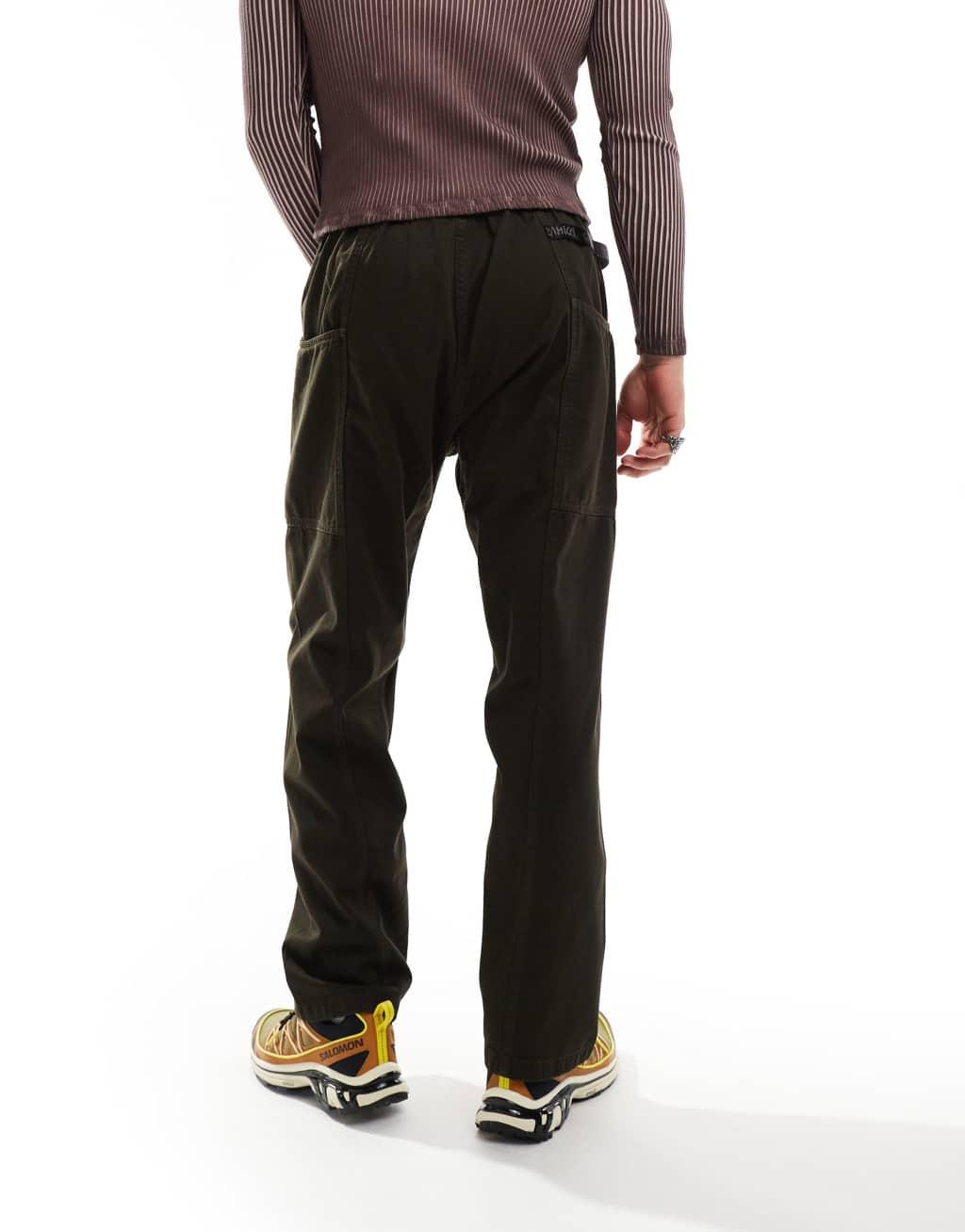 Gramicci gadget pants in dark brown Product Image