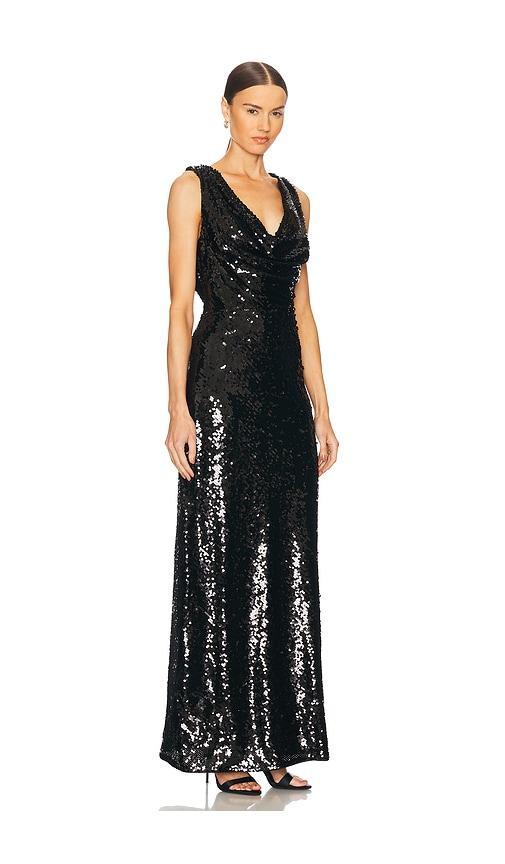 HOUSE OF HARLOW 1960 Viola Maxi Gown In Black Product Image