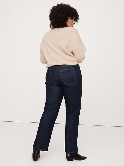Mid-Rise Rigid Straight Jean Product Image