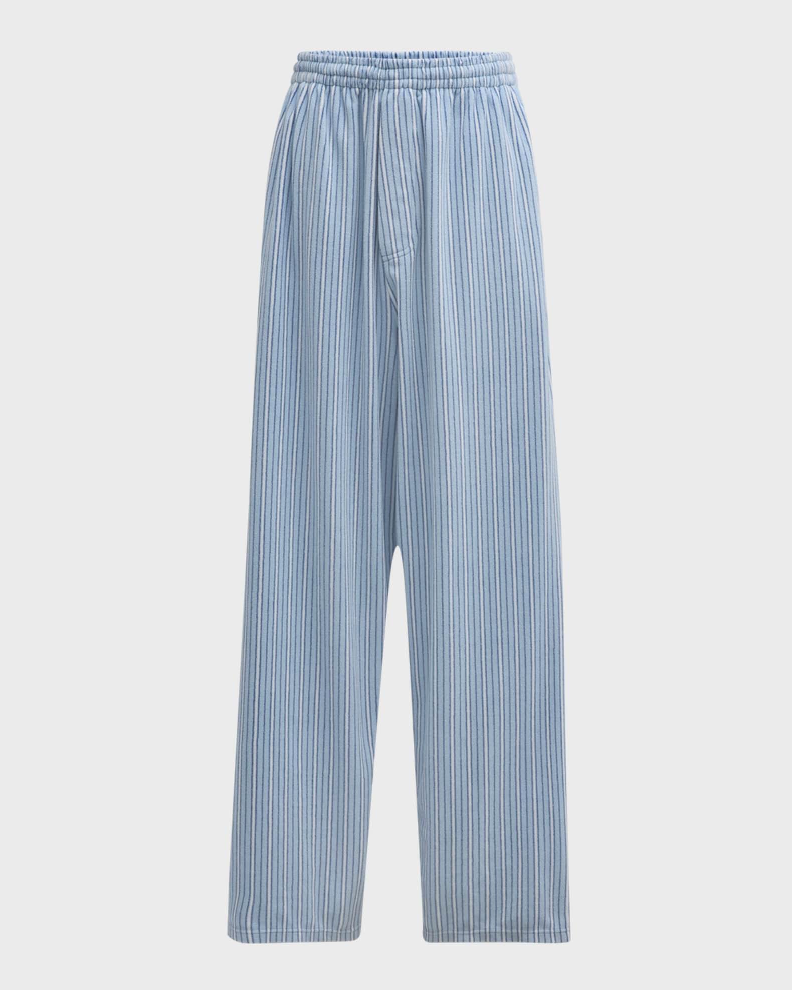 Men's Large Striped Pajama Pants Product Image
