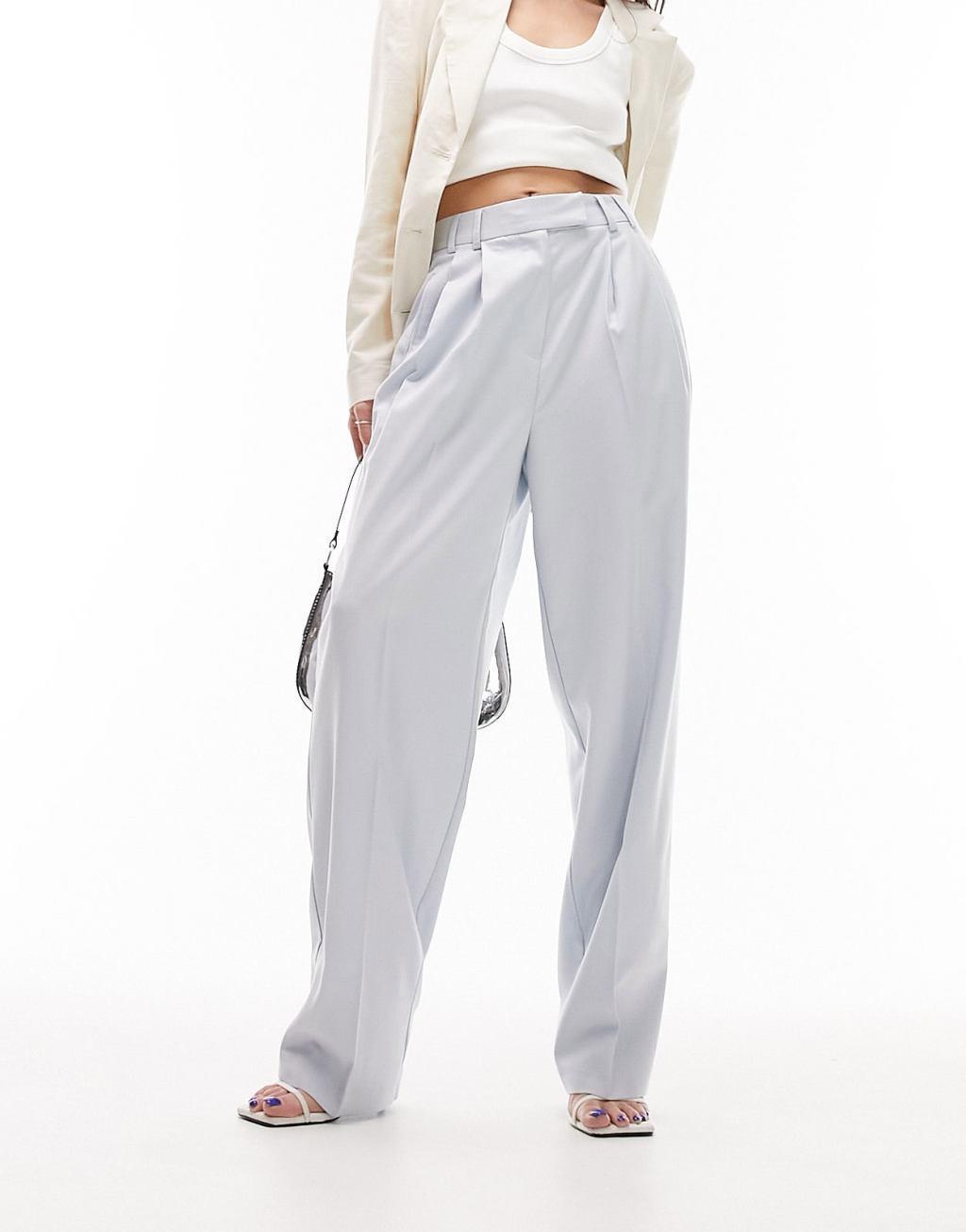 Topshop straight tailored pants Product Image