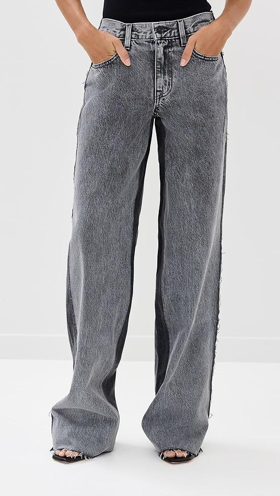 SLVRLAKE Re-Work Mica Paneled Jeans | Shopbop Product Image