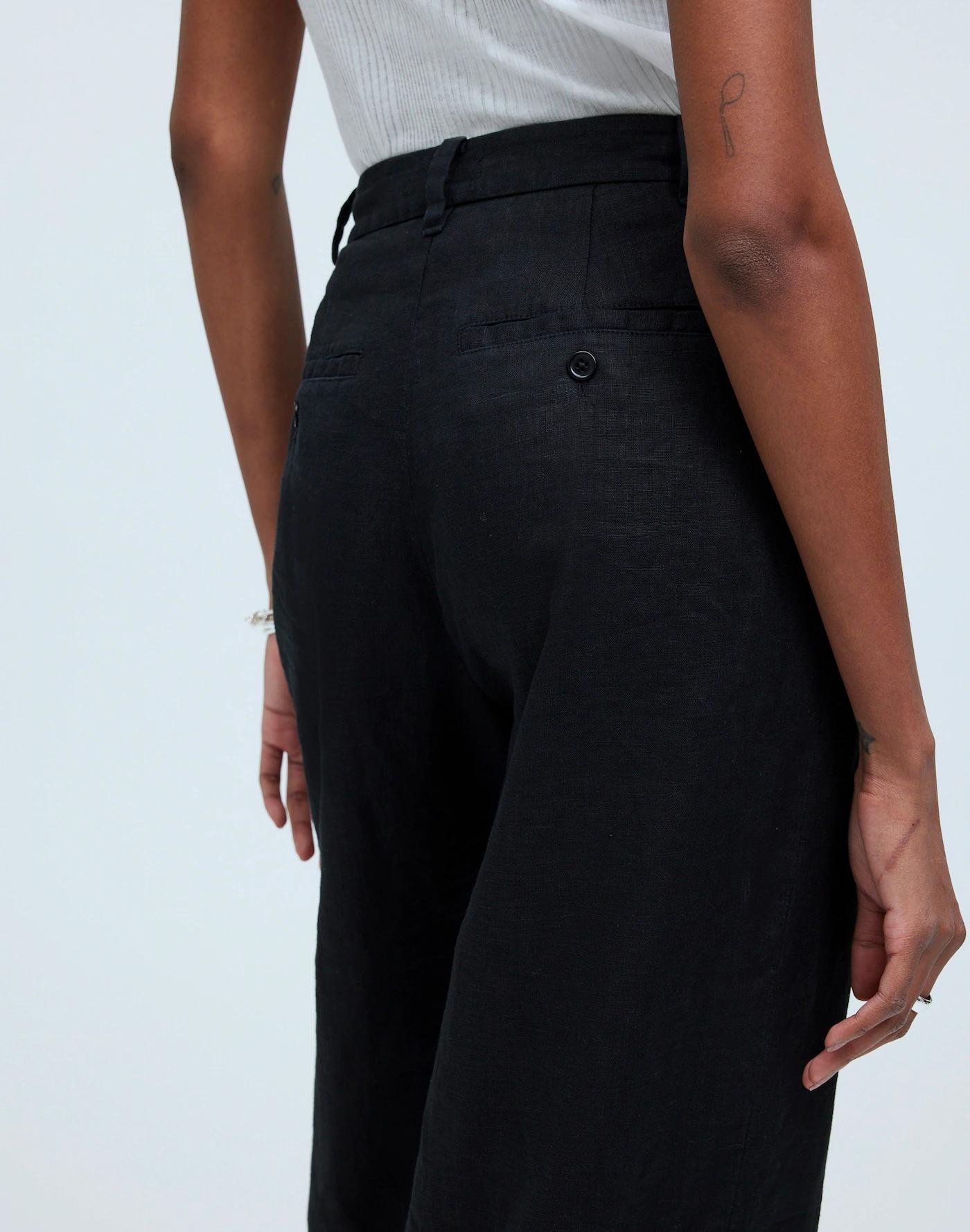 The Harlow Wide-Leg Pant in 100% Linen Product Image