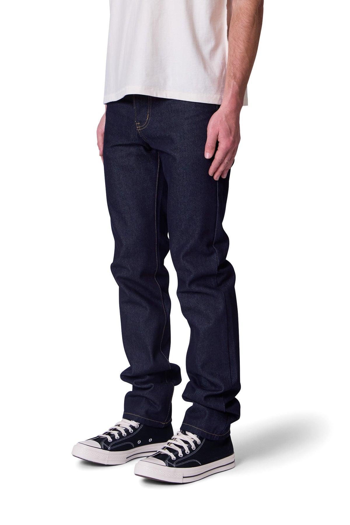 Raw Slim Denim - Rinsed Indigo Product Image