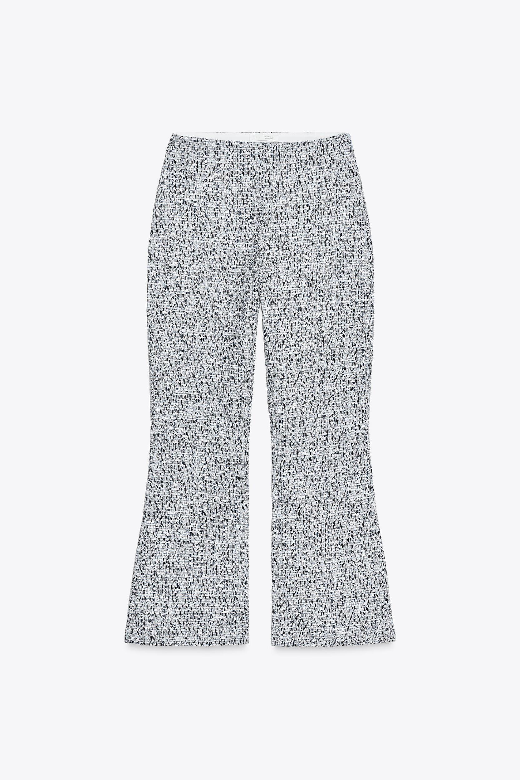 STRUCTURED FLARED PANTS Product Image