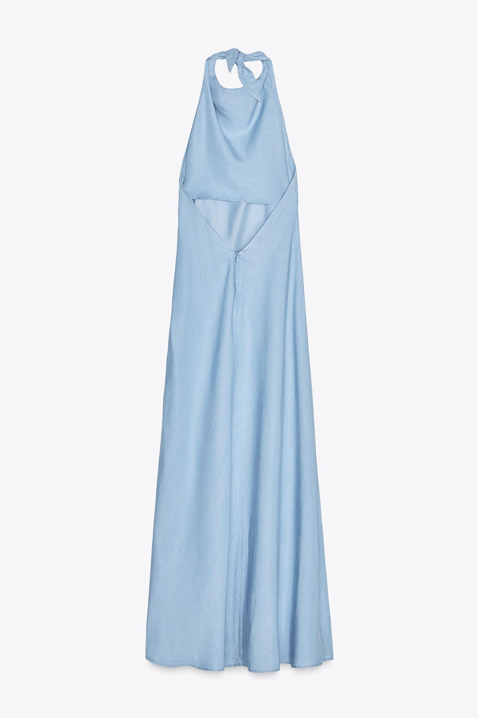 FLOWY HALTER DRESS Product Image