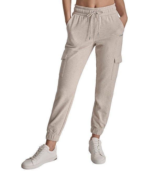 DKNY by Donna Karan Logo Slim Fit Cargo Pull-On Joggers Product Image
