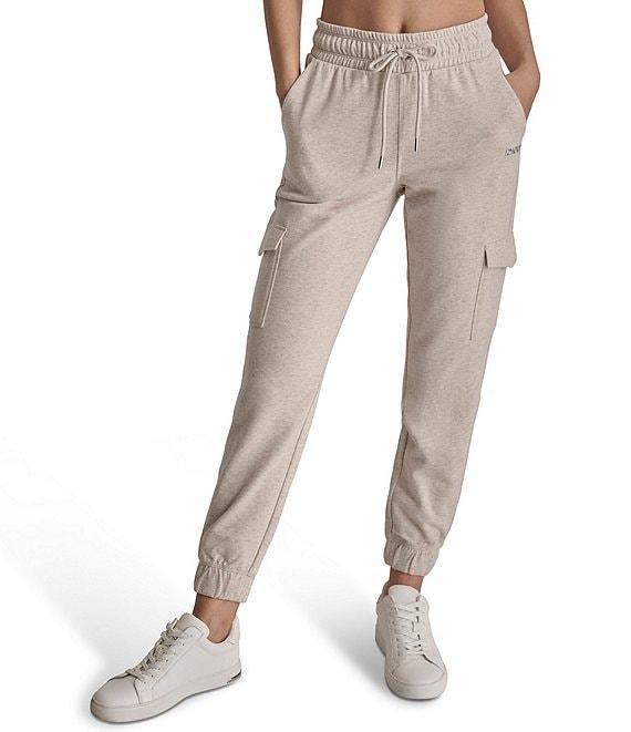 DKNY by Donna Karan Logo Slim Fit Cargo Pull-On Joggers Product Image