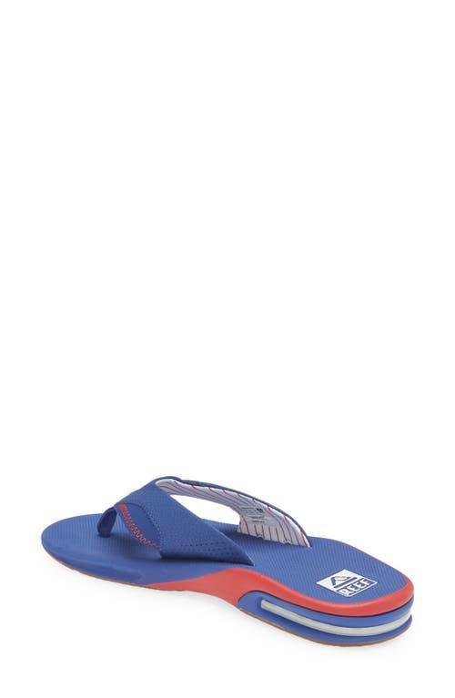 Mens REEF Philadelphia Phillies Fanning Bottle Opener Sandals Product Image