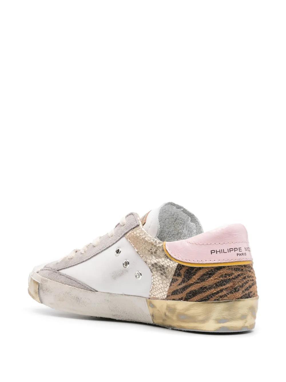Paris logo-patch sneakers  Product Image