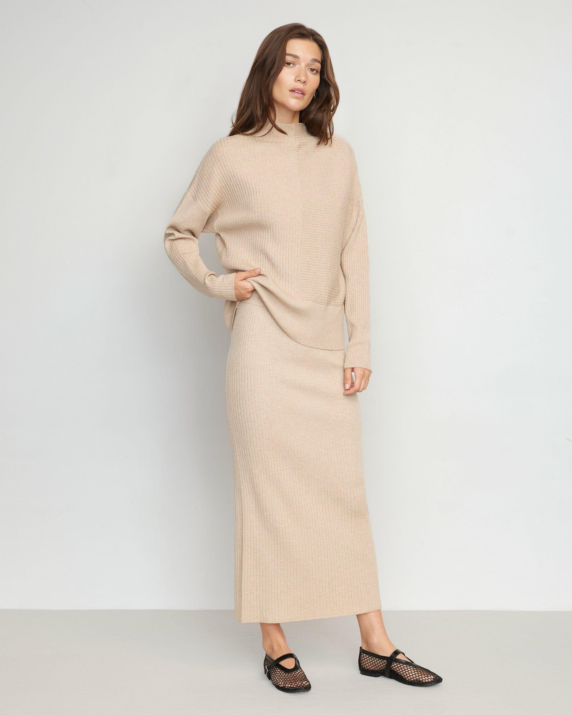 Juliana Directional Ribbed Sweater Product Image