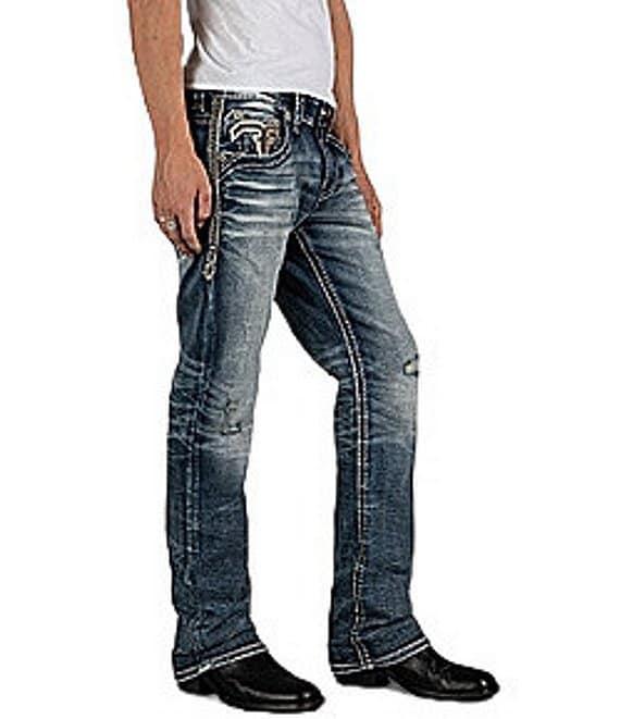Rock Revival Xander Straight Leg Jeans Product Image