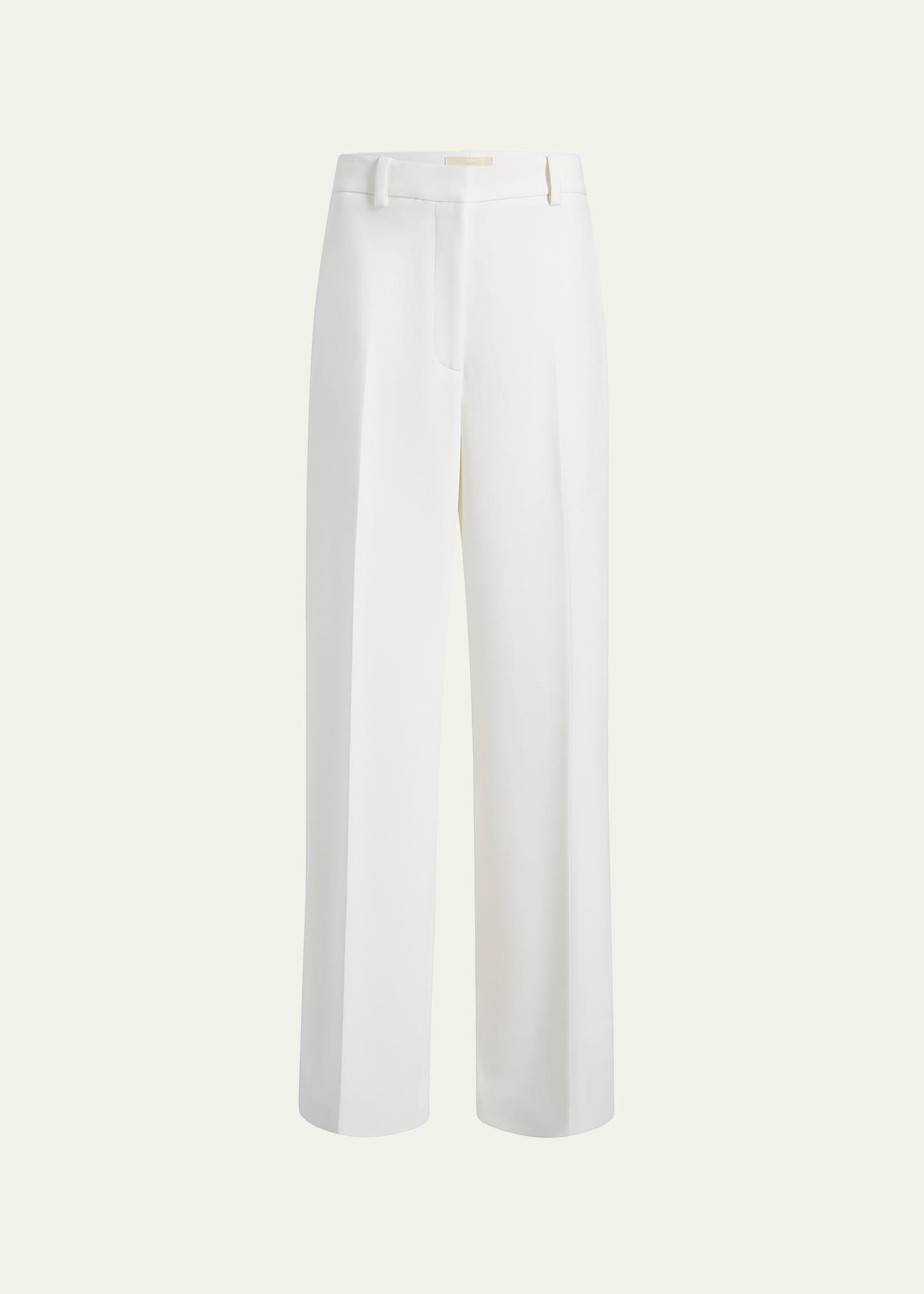Bacall Pleated Wide-leg Pants In Chalk Product Image