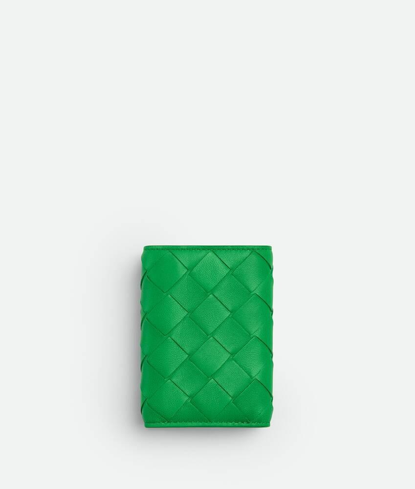 Women's Intrecciato Tiny Tri-Fold Wallet in Parakeet Product Image