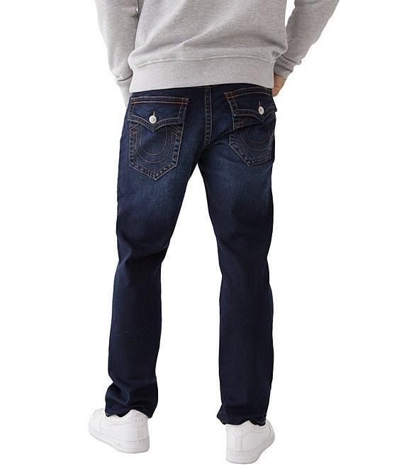 True Religion Ricky Relaxed Straight Fit Flap Pocket Denim Jeans Product Image