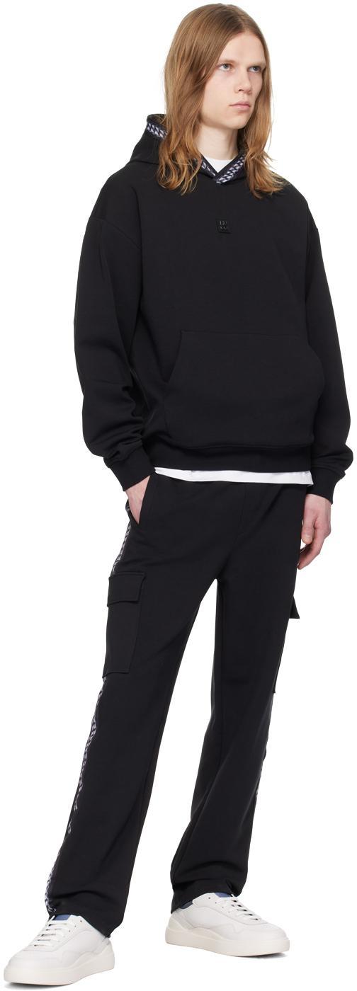 HUGO BOSS Black Relaxed-fit Hoodie In 001-black Product Image