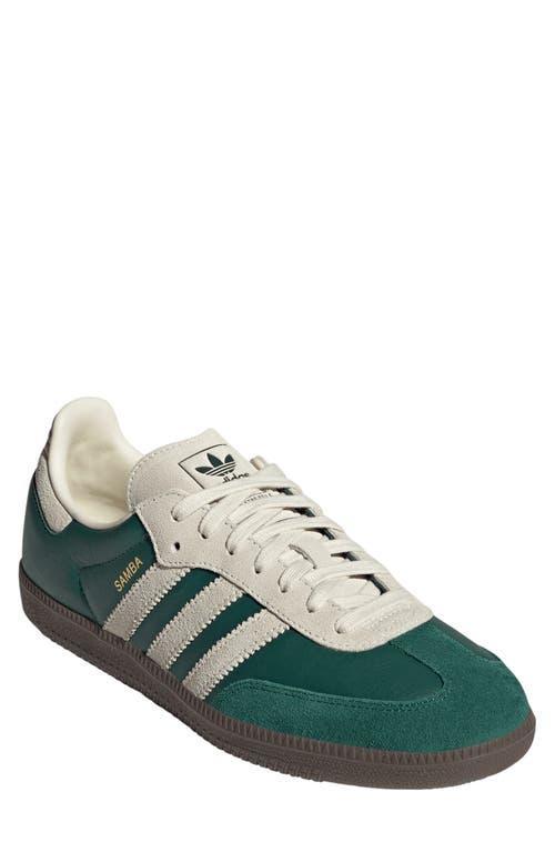 adidas Samba OG Sneaker in Collegiate Green/cream White at Nordstrom, Size 14 Women's Product Image